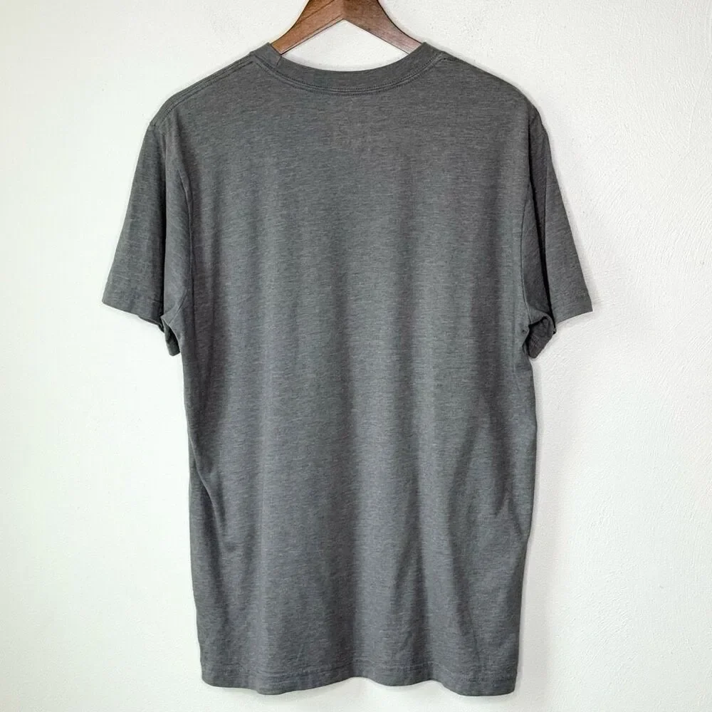 The North Face Never Stop Exploring Short Sleeve Gray T Shirt - Men’s US L